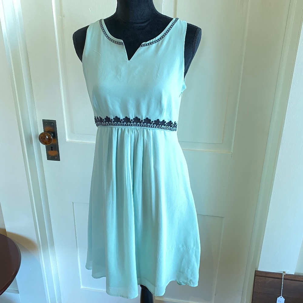 Ann Taylor Loft Turquoise Dress Size 2